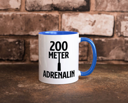 200 Meter Adrenalin v2 lustig Humor Geschenkidee Geschenk Tasse
