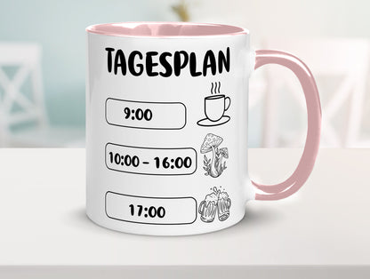 Tagesplan Pilzsammler | Pilze Wald v2 Geschenk Humor Geschenkidee lustiger