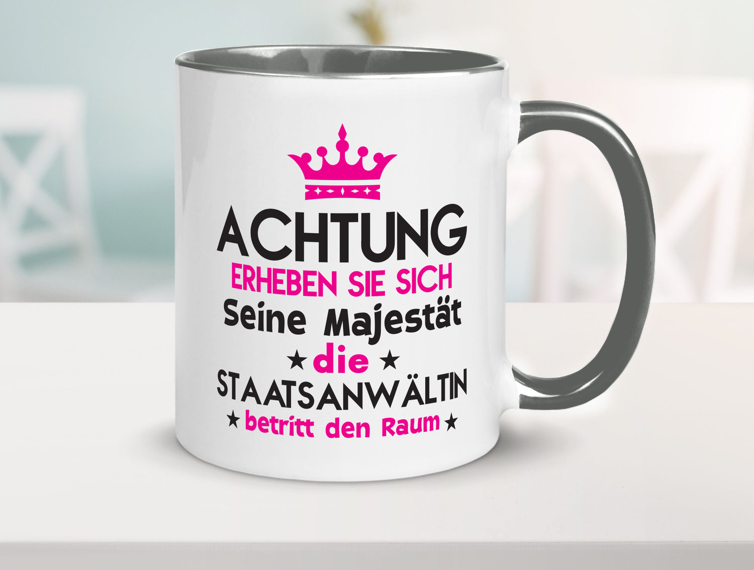 Seine Majestät Staatsanwältin | Anwältin lustiger Spruch Geschenk Humor