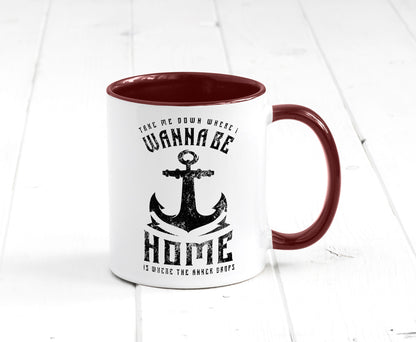 Bring mich da hin, wo ich sein will - Anker werfen lustiger Spruch Geschenk