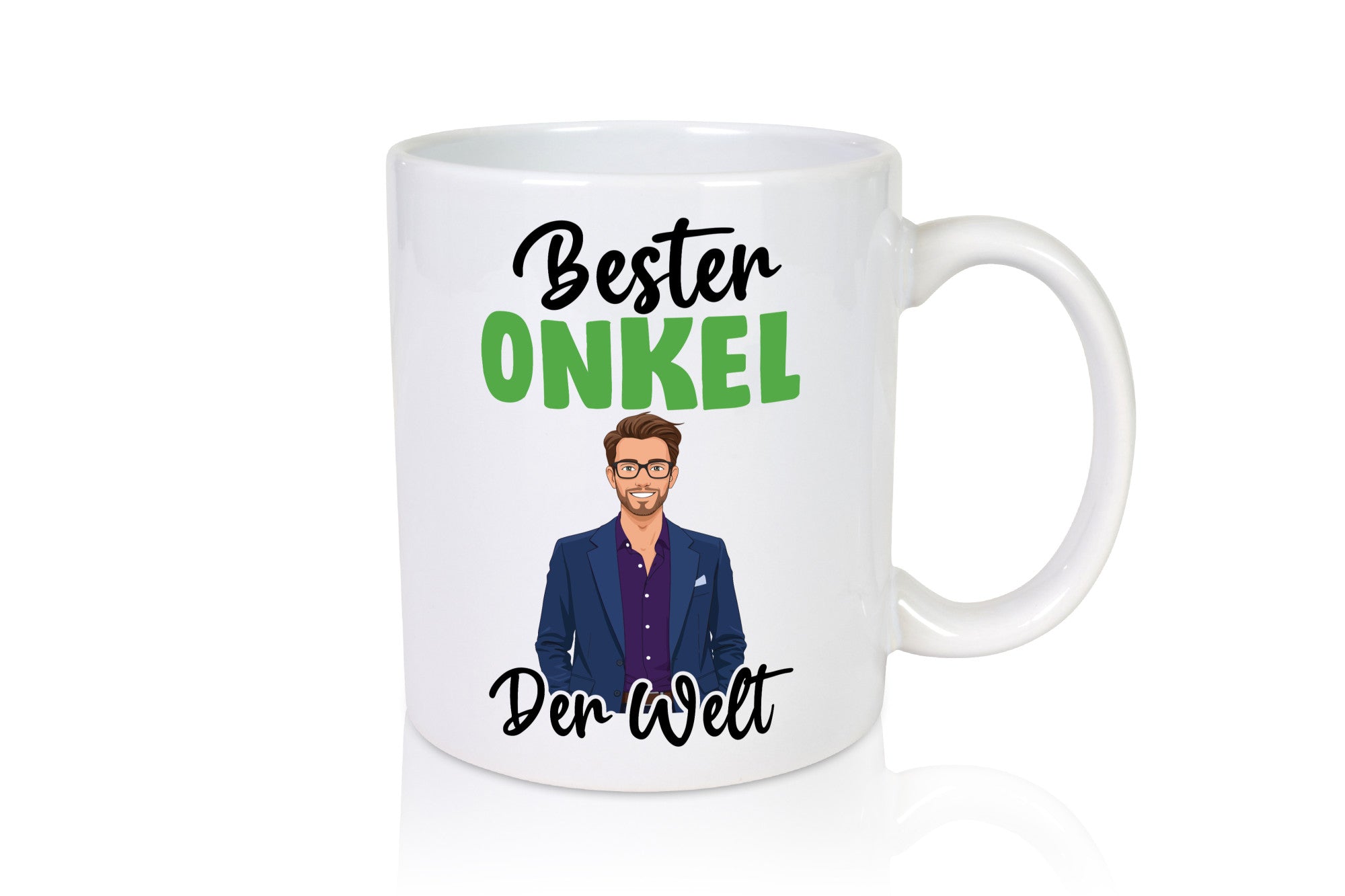 Bester Onkel | Neffe Bruder Familie Humor Geschenkidee Tasse