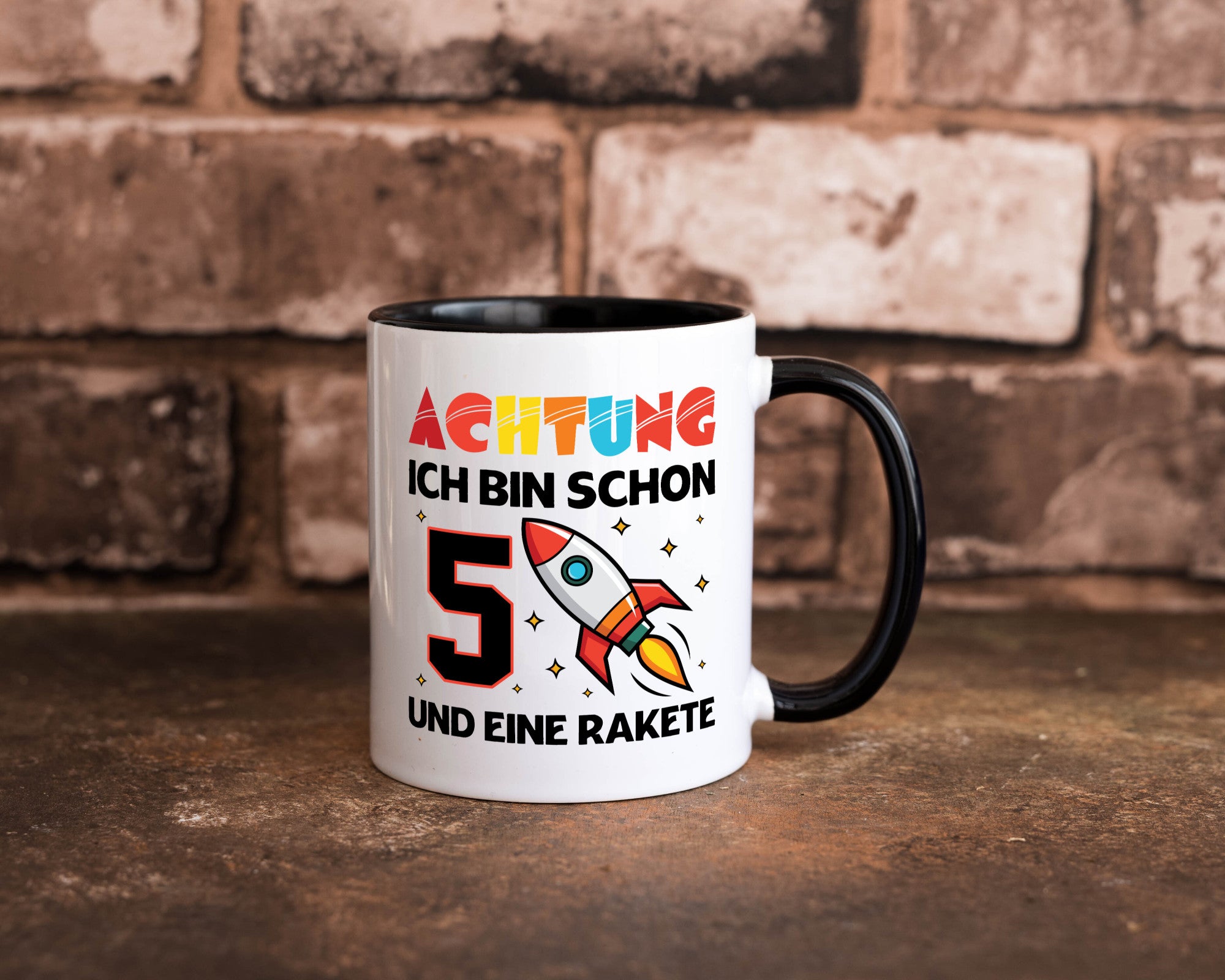 5. Geburtstag | Rakete Weltraum 5 Jahre Galaxy lustig Geschenkidee Geschenk