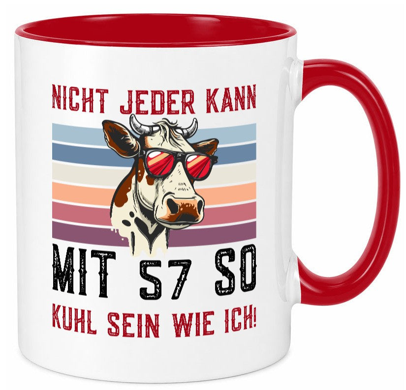 Mit 57 so gut aussehen | 57. Geburtstag Landwirt Bauer v2 lustig Geschenkidee Tasse