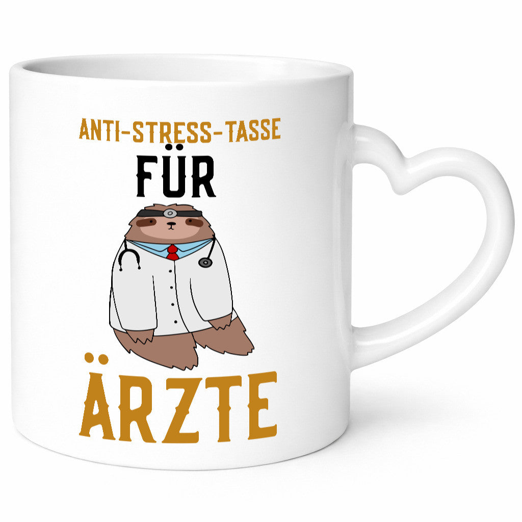 Anti Stress | Ärztin Arzt Klinik Faultier Comic lustiger Spruch Geschenk
