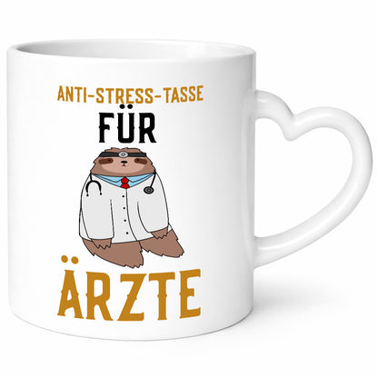 Anti Stress | Ärztin Arzt Klinik Faultier Comic lustiger Spruch Geschenk