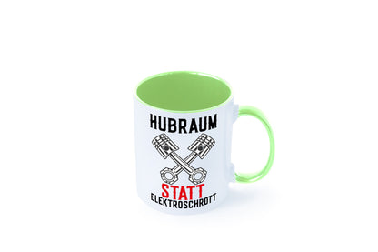 Hubraum statt Elektroschrott | Autofan Verbrennungsmotor Geschenk Humor