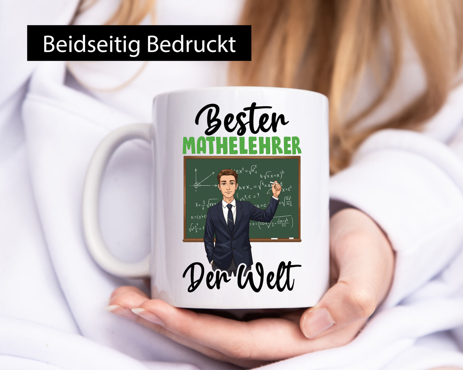Bester Mathelehrer | Lehrer Mathe v2 lustiger Spruch Geschenk Humor