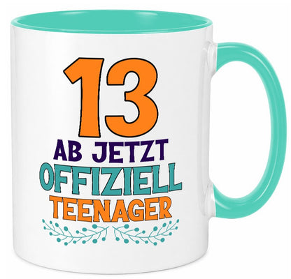 13. Geburtstag | Mädchen Tasse Teenager Spruch vl5 Geschenk Geschenkidee