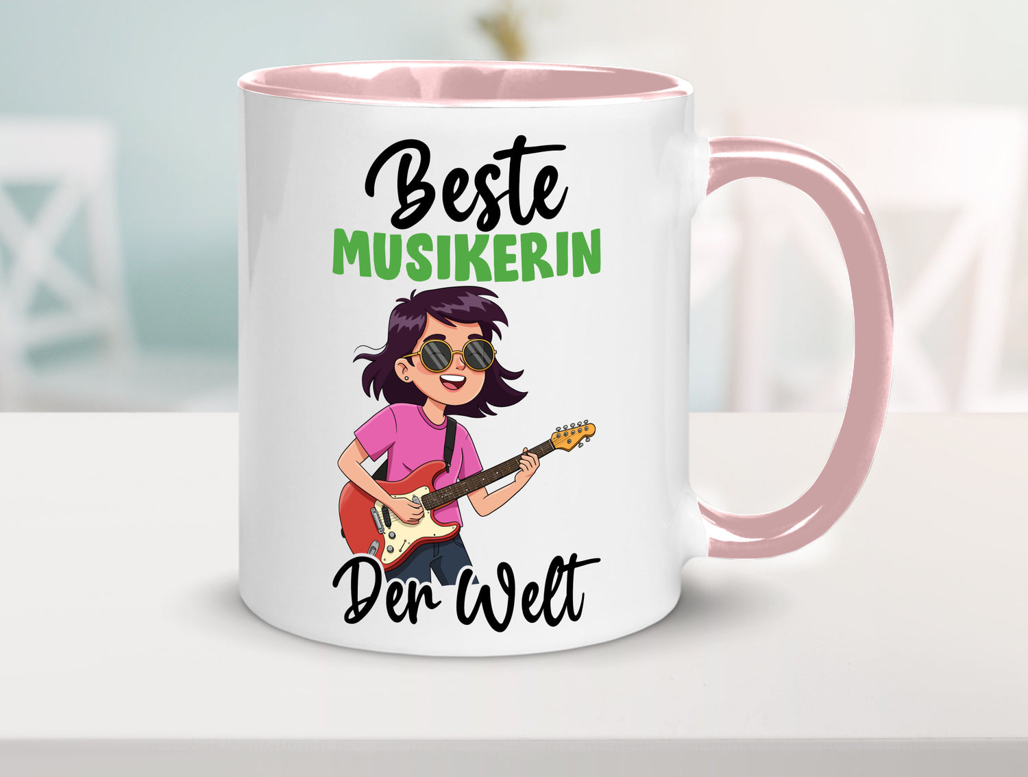 Beste Musikerin | Musik Musikantin v2 Geschenkidee Humor Tasse