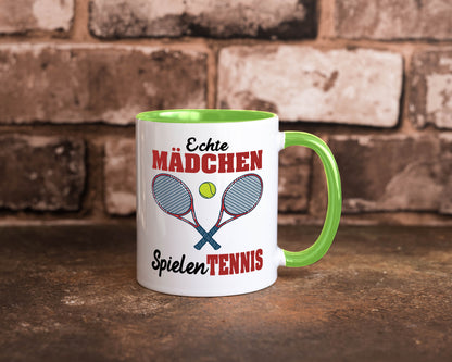 Echte Mädchen Spielen Tennis | Sport Geschenkidee Humor Tasse
