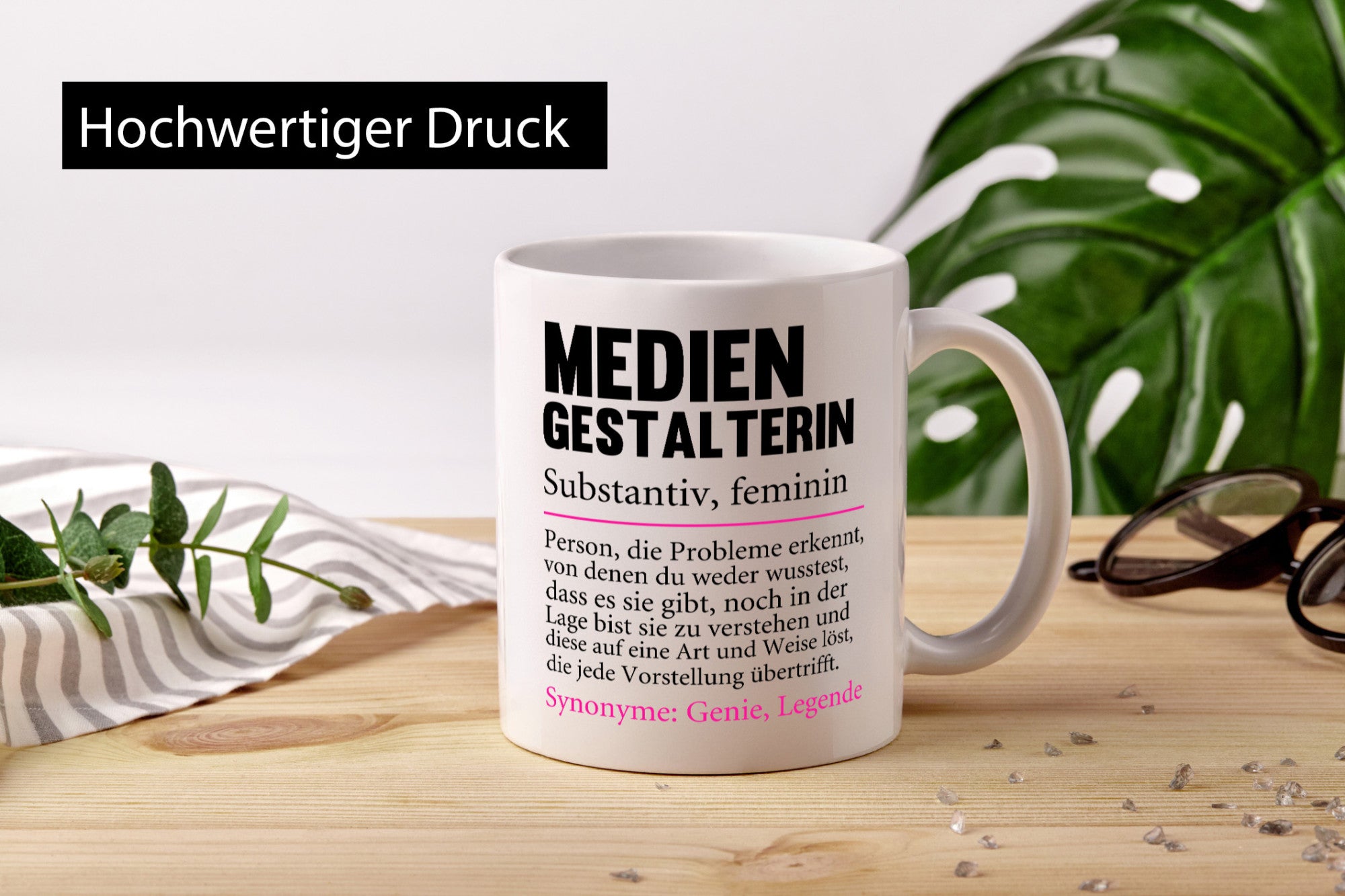 Mediengestalterin | Spruch Beruf Medien Humor Geschenkidee Arbeit Kollegen Büro