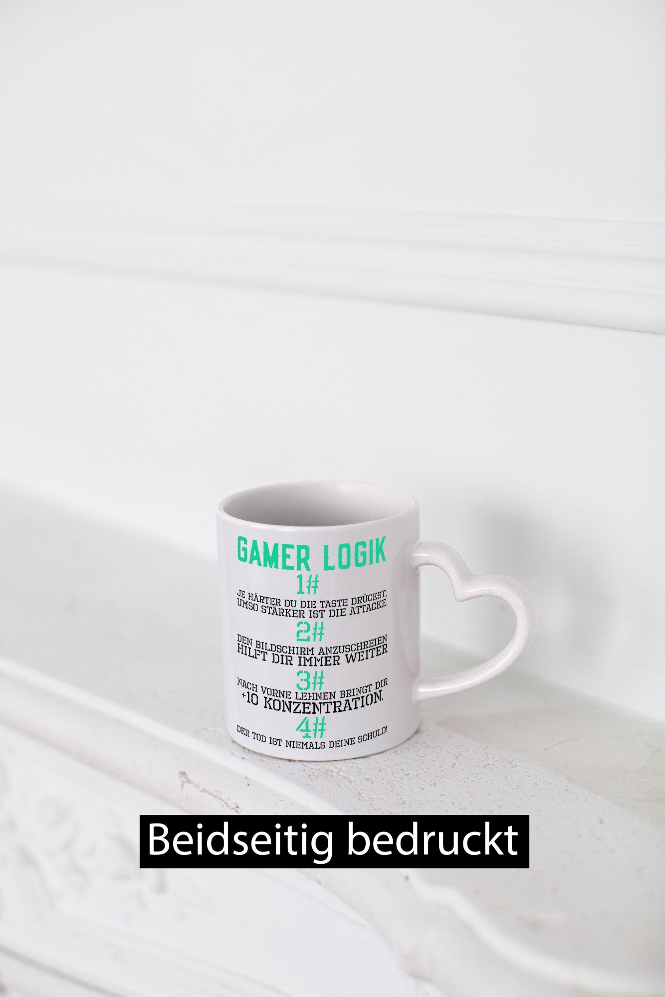 Gamer Logik | Gaming Regeln Zocker PC Nerd Freunde Humor Geschenkidee Tasse