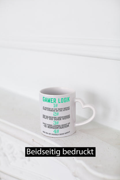 Gamer Logik | Gaming Regeln Zocker PC Nerd Freunde Humor Geschenkidee Tasse