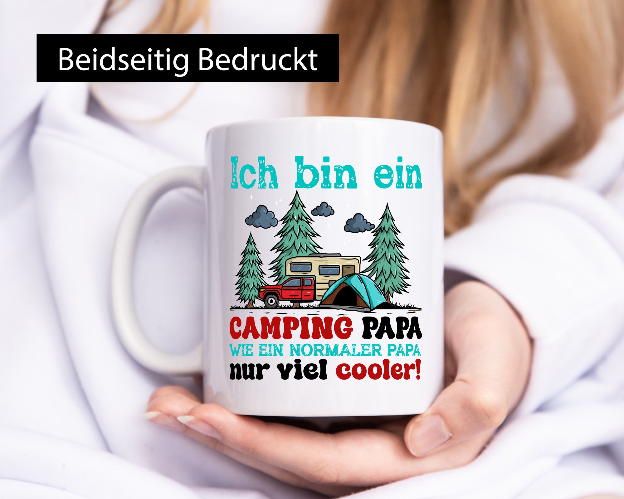 Ich bin ein Camper Papa | Camping Vatertag Geschenk Familie Geschenkidee
