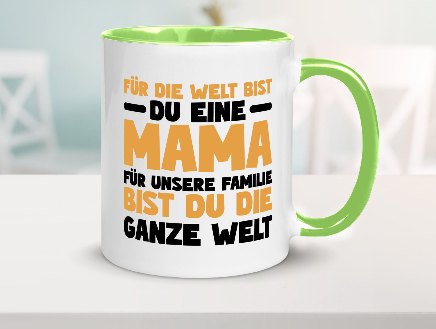 Beste mama der Welt vl8 lustig Familie Geschenkidee Geschenk Tasse