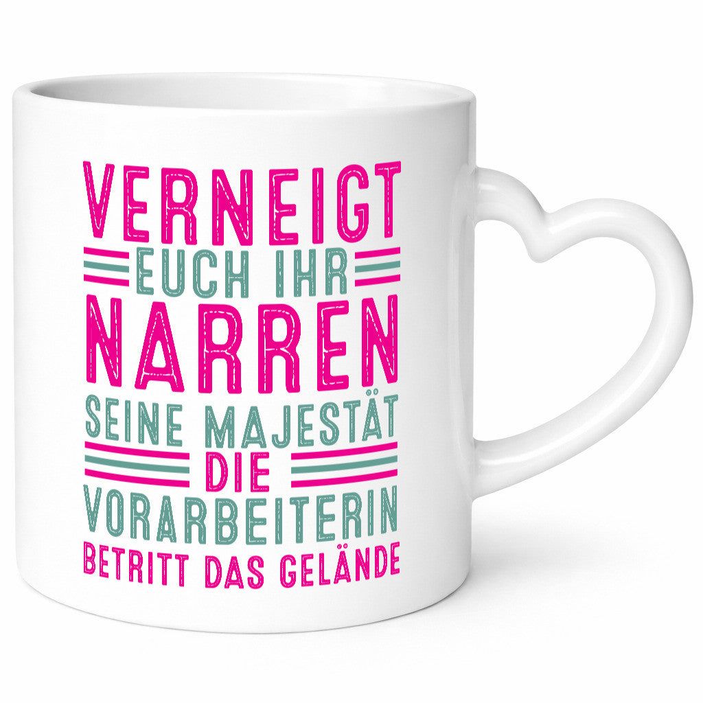 Verneigt euch: Vorarbeiterin | Kollegin Teamleiter v2 Geschenkidee Arbeit