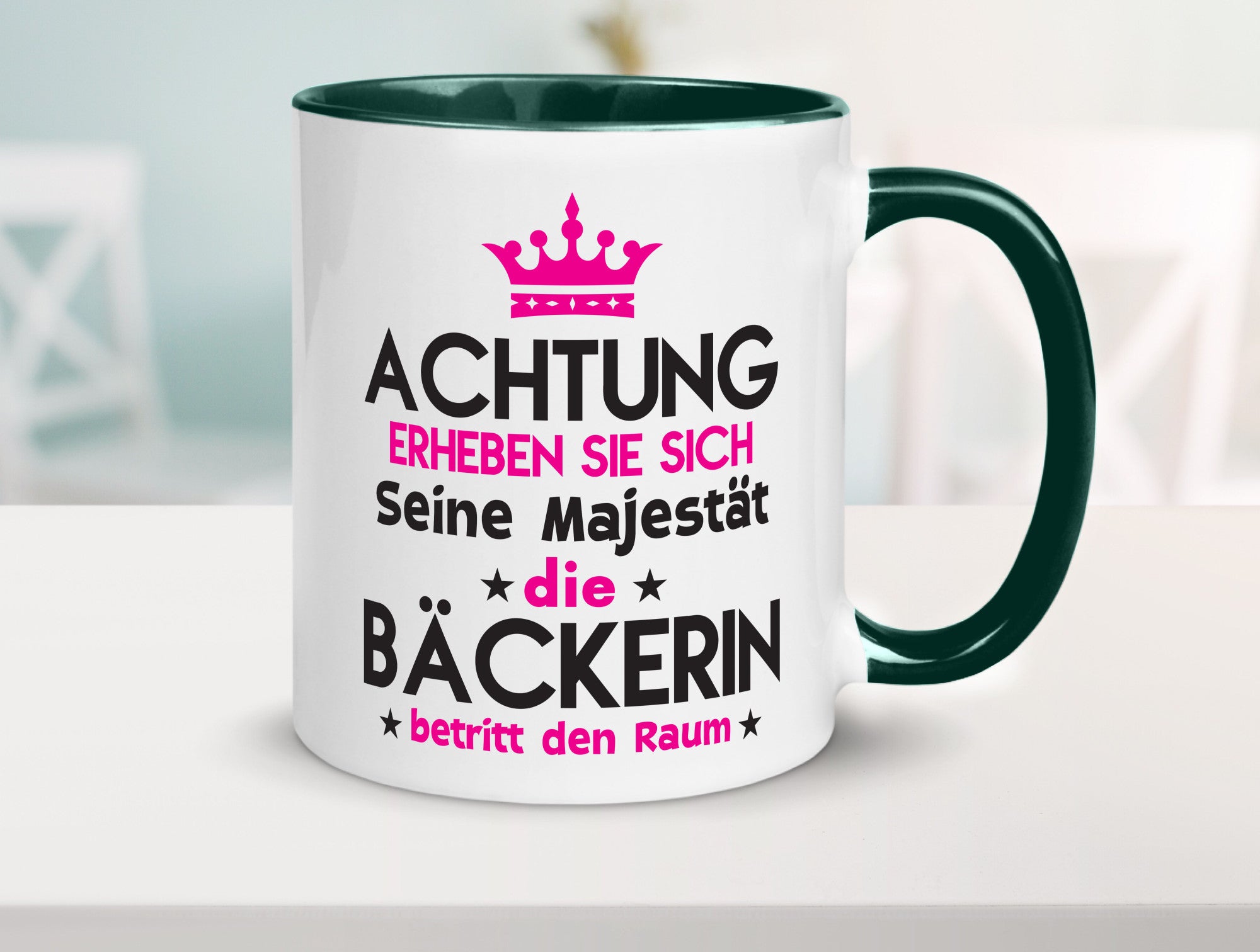 Seine Majestät Bäckerin | Bäckerei Frauen Backen Humor Geschenkidee Tasse