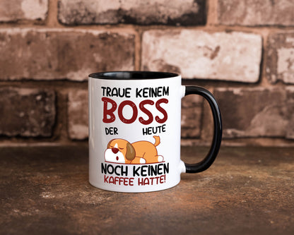 Traue keinem Boss | Führungskraft Vorgesetzter Geschenkidee Humor Tasse