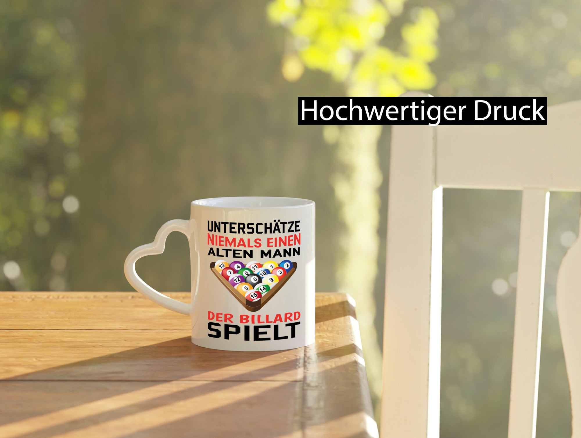Billardspieler Humor | Männer Tasse Billard spielen lustiger Spruch Geschenk