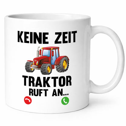 Traktor ruft an | Bauernhof Herren Bauer Spruch Geschenkidee Humor Tasse