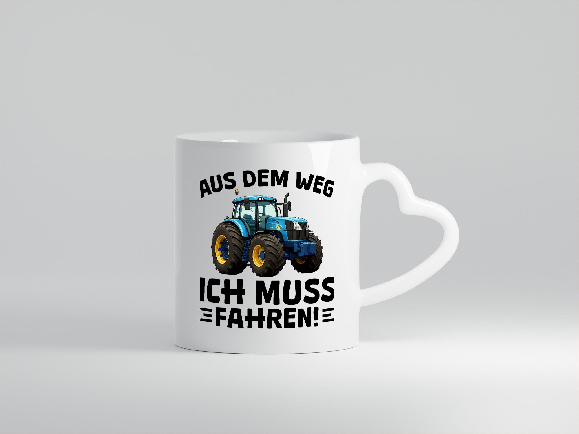 Aus dem weg ich mus fahren | Traktor Schlepper v2 Geschenkidee Humor Tasse