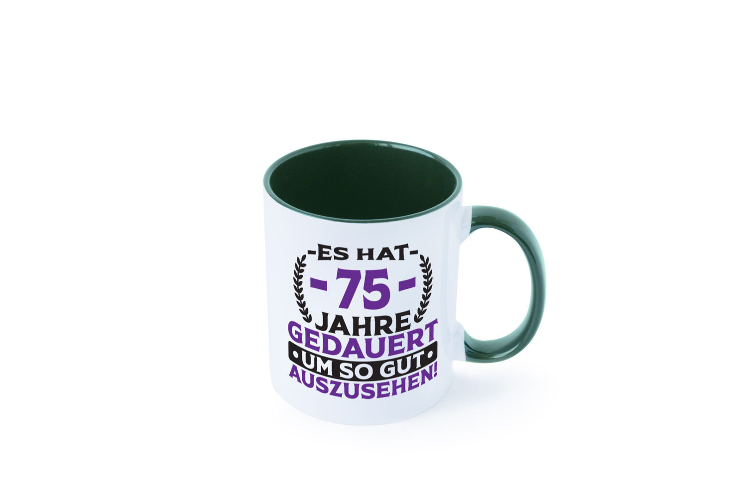 75 Jahre gedauert um so gut auszusehen | 75. Geburtstag Humor Geschenkidee Tasse