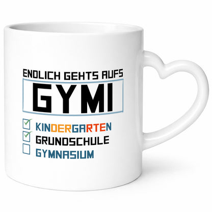 Gymnasium | 5. Klasse Oberstufe Übergang v2 Humor Geschenkidee Tasse