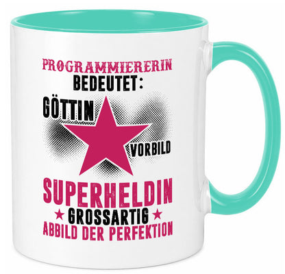 Bedeutung von Programmiererin | Software Entwickler lustiger Spruch Geschenk