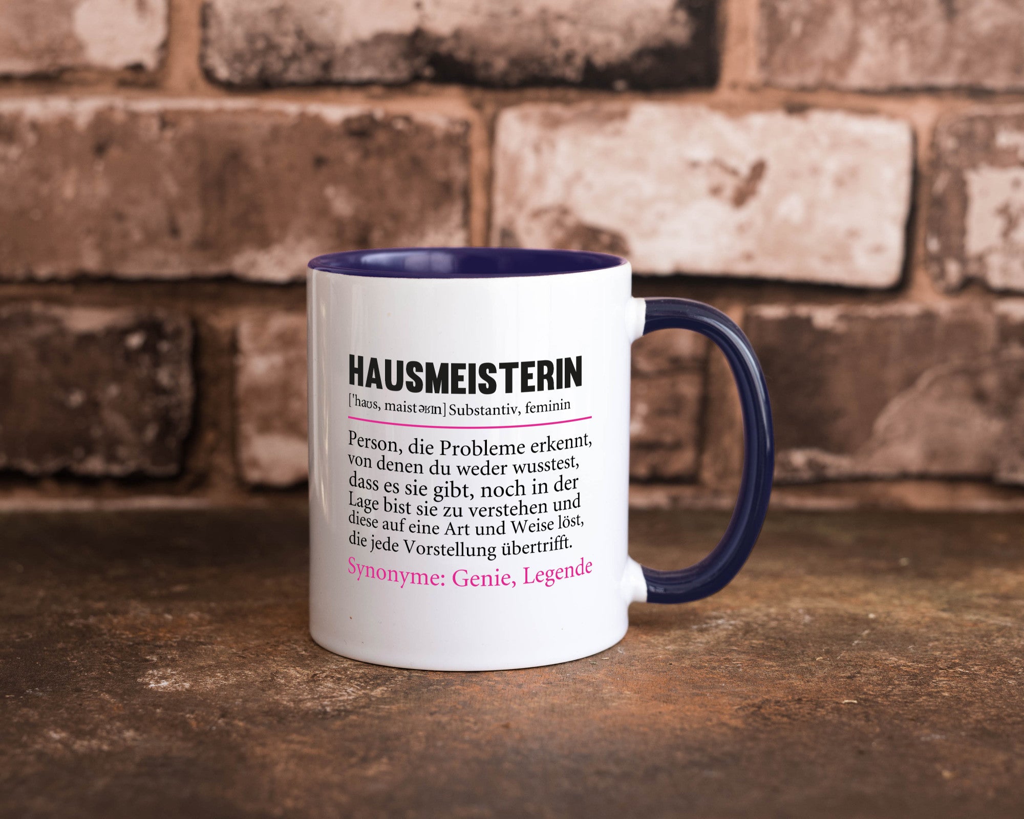 Hausmeisterin | Hauswart Beruf Spruch Humor Geschenkidee Arbeit Kollegen Büro