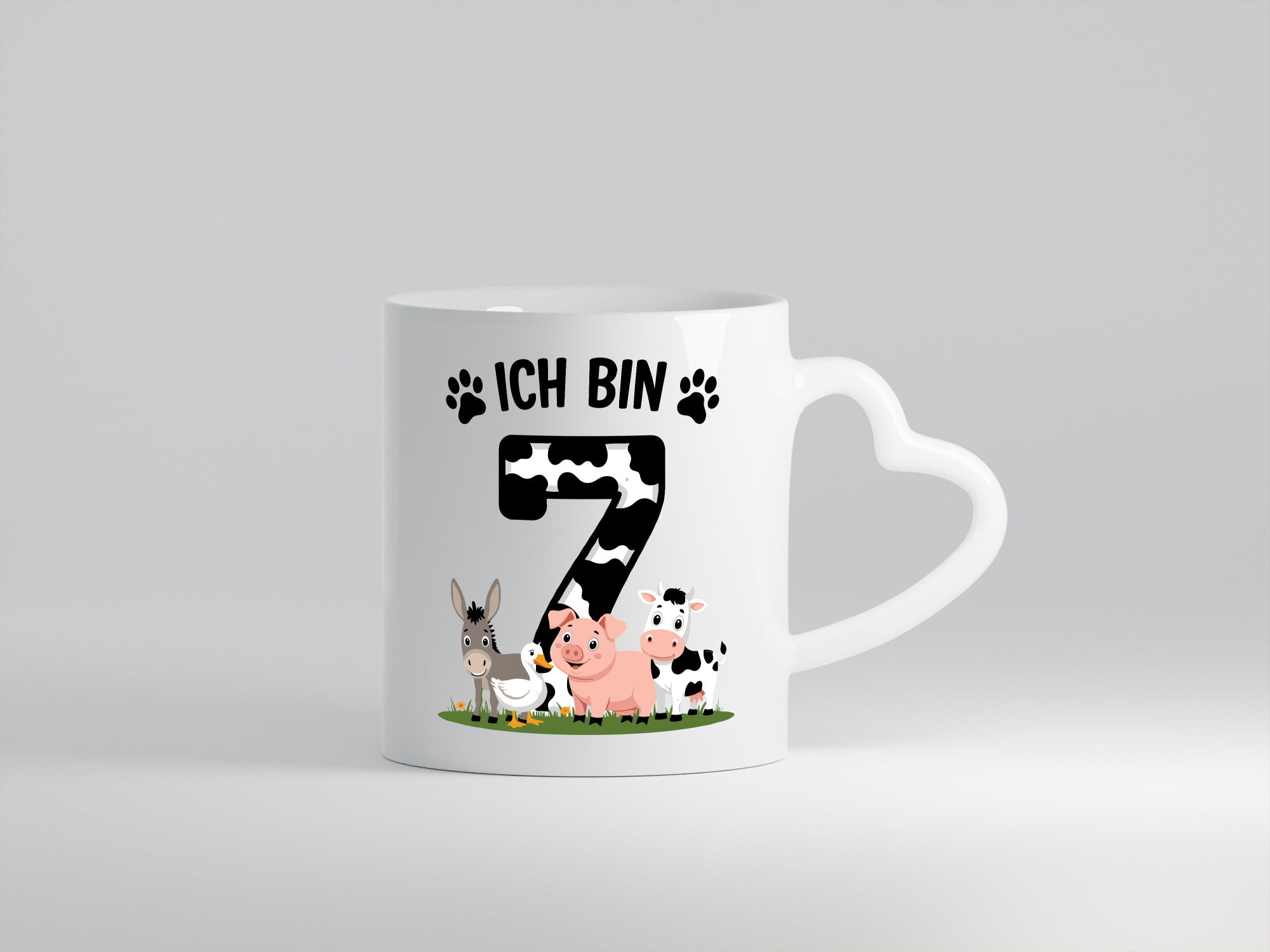 7 Geburtstag | Jahre Farmer Kind lustiger Spruch Geschenk Geschenkidee Tasse