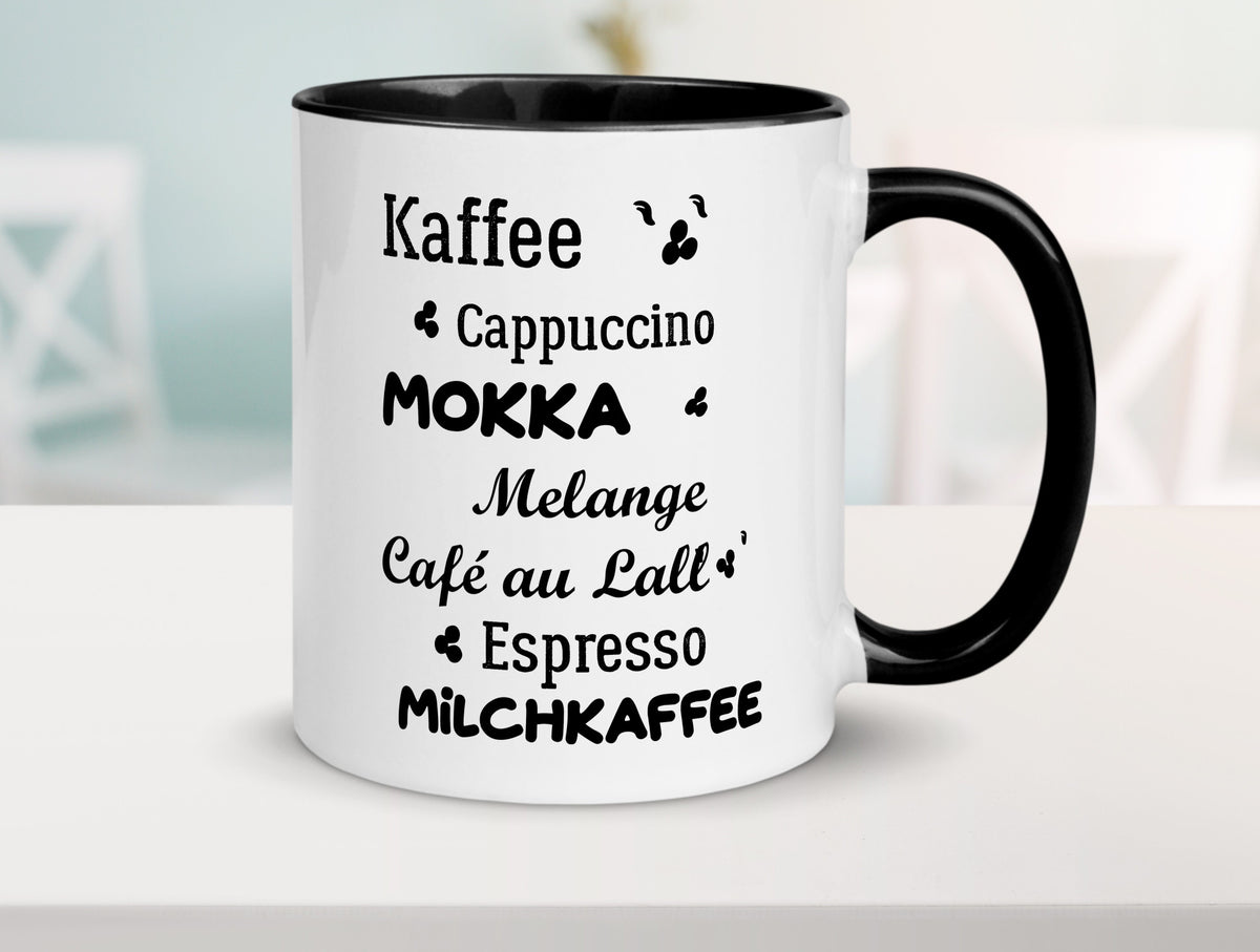 Kaffee | Milchkaffee Cappuccino Geschenk Humor Geschenkidee lustiger Spruch Tasse