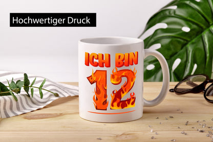12. Geburtstag | 12 Jahre Drache Geschenkidee Humor Tasse