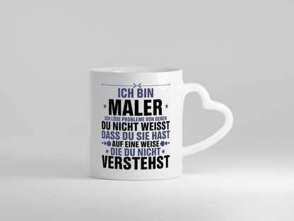 Löse Probleme: Maler | Malerei v2 lustig Humor Geschenkidee Geschenk Tasse