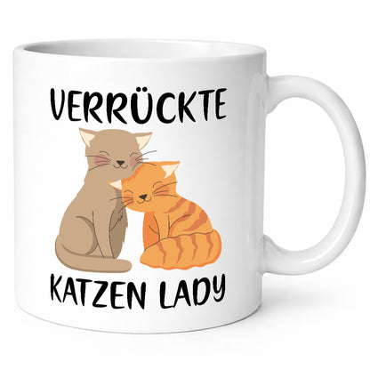 Verrückte Katzen Lady | Ich liebe Katzenliebhaber Geschenk Tierliebhaber Humor