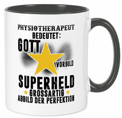 Bedeutung von Physiotherapeut lustiger Spruch Geschenk Humor Geschenkidee Tasse