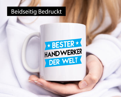Bester Handwerker |Handwerk lustig Humor Geschenkidee Geschenk Tasse