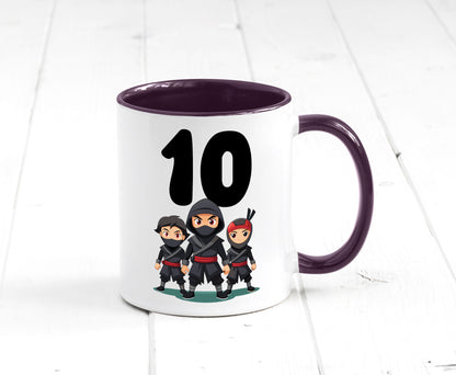 10. Geburtstag | 10 Jahre Ninja Humor Geschenkidee Tasse