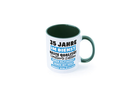 35 Jahre im Dienst | Jubiläum Arbeit v6 lustiger Spruch Geschenk Kollegen Büro