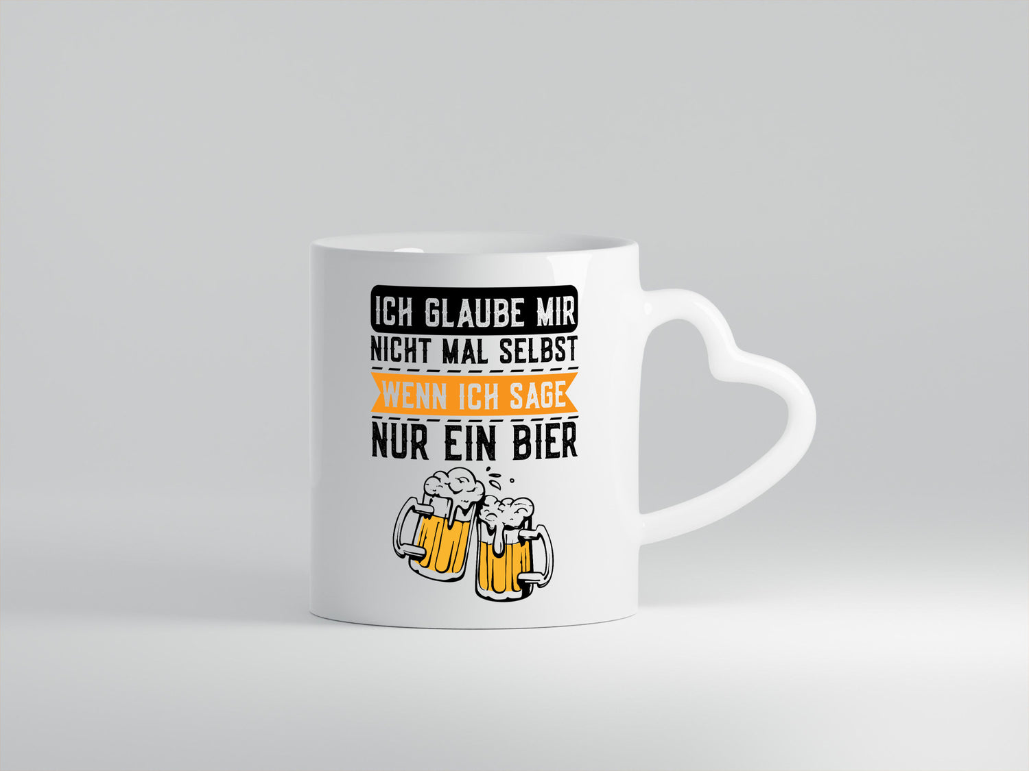 Ich glaube mir nicht mal selbst wenn sage nur ein Bier lustig Humor