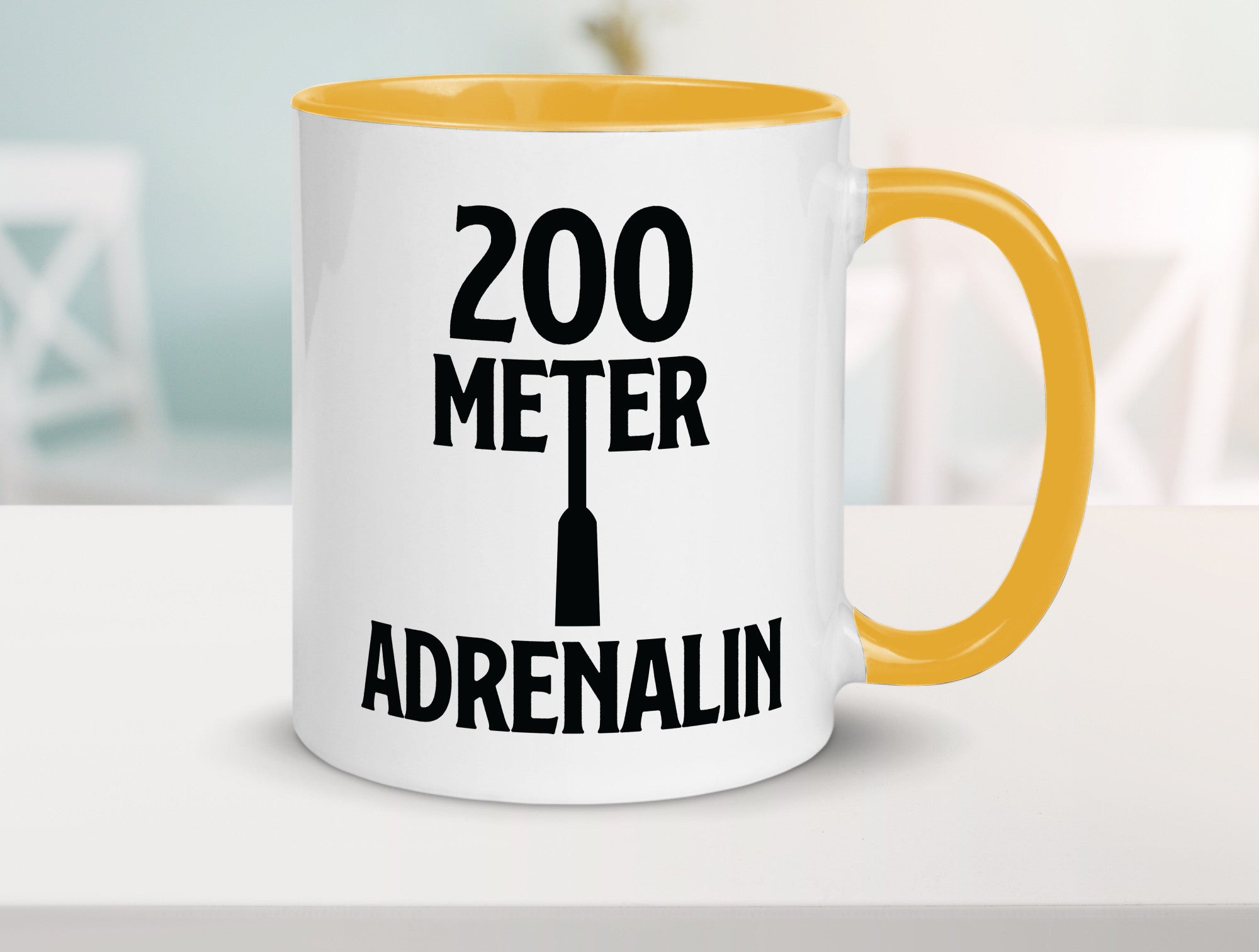 200 Meter Adrenalin v2 lustig Humor Geschenkidee Geschenk Tasse