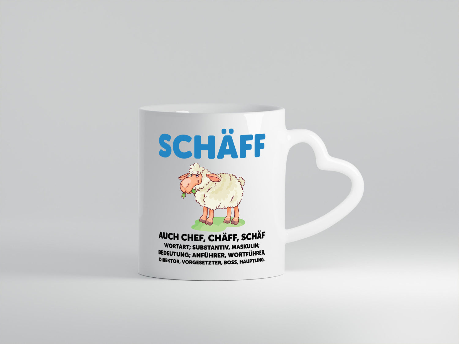 Chef | Arbeitgeber Boss Wortspiel Humor Arbeit Kollegen Büro Geschenkidee Tasse