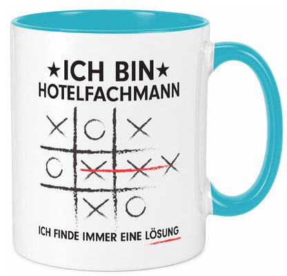 Löse Probleme: Hotelfachmann |Hotel Geschenk Humor Geschenkidee lustiger Spruch Tasse