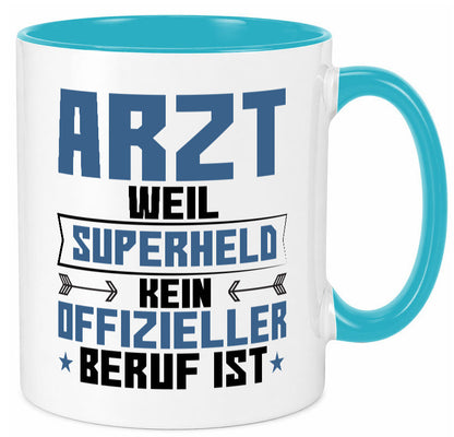 Superheld Arzt | Medizin Doktor Facharzt Geschenk Humor Geschenkidee lustiger