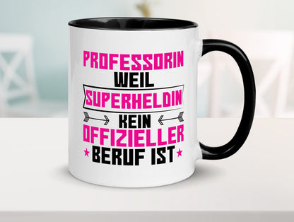 Superheldin Professorin | Uni Universität Geschenk Humor Geschenkidee lustiger
