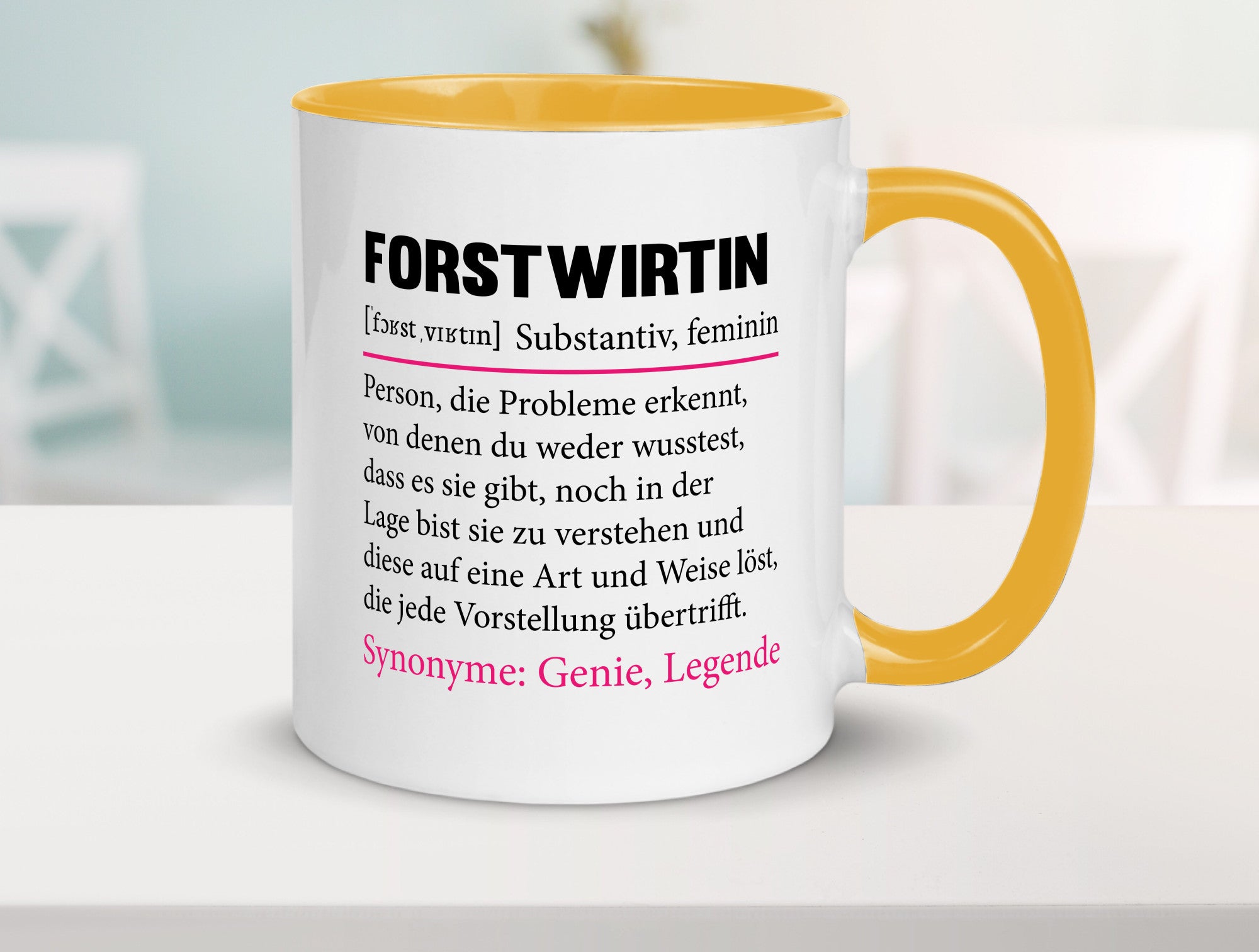 Forstwirtin | Beruf Spruch Forst Wirtin Humor Arbeit Kollegen Büro Geschenkidee