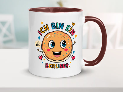 Ich bin ein Berliner | Krapfen Pfannkuchen Humor Geschenkidee Tasse