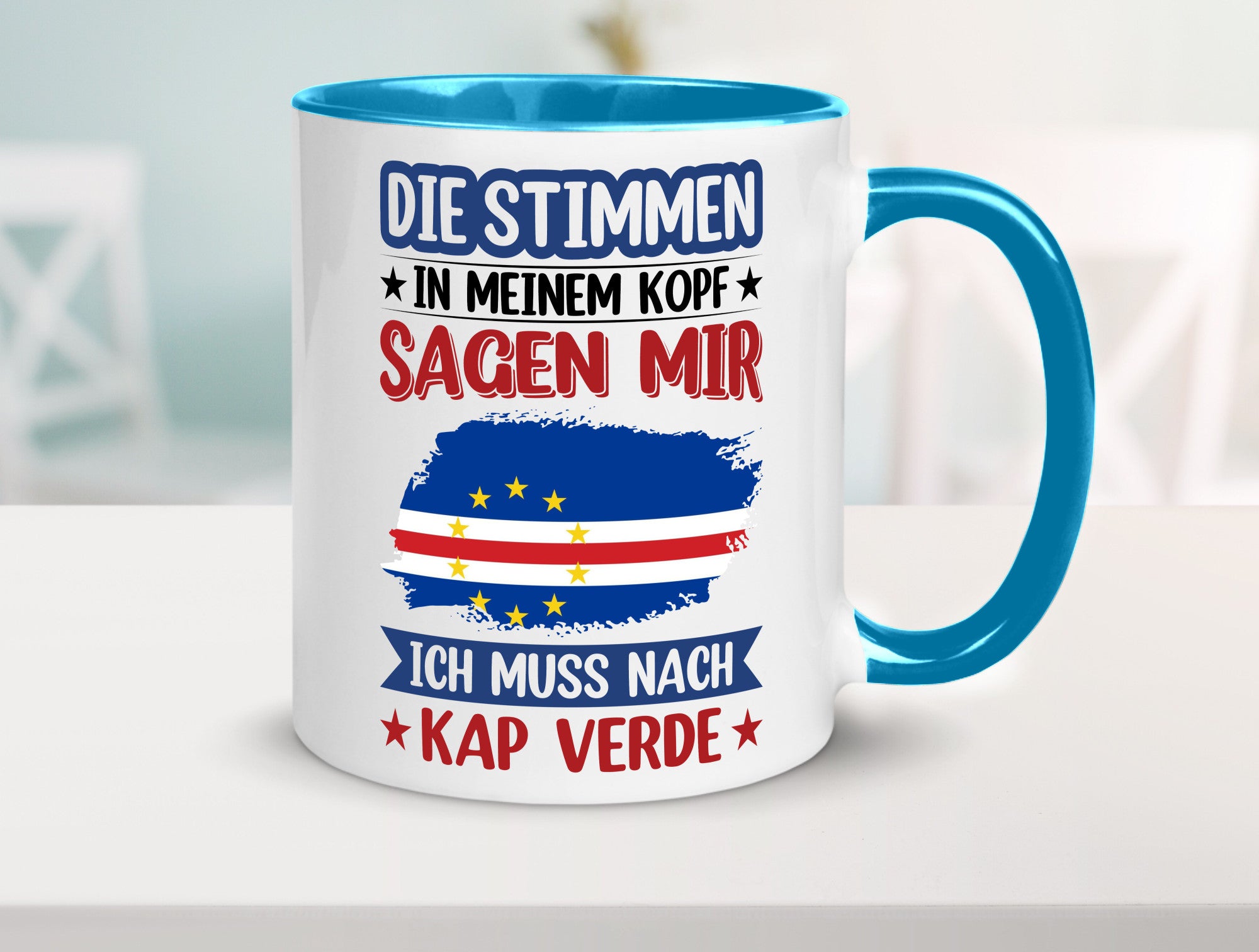 Kap Verde | Urlaub Stimmen in meinem Kopf Traumland lustig Humor Geschenkidee