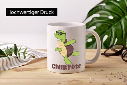 Chillkröte | Relaxen Schildkröte lustiges Tiermotiv lustiger Spruch Geschenk