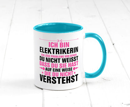 Löse Probleme: Elektrikerin | Elektronikerin Elektrik v2 Geschenkidee Humor