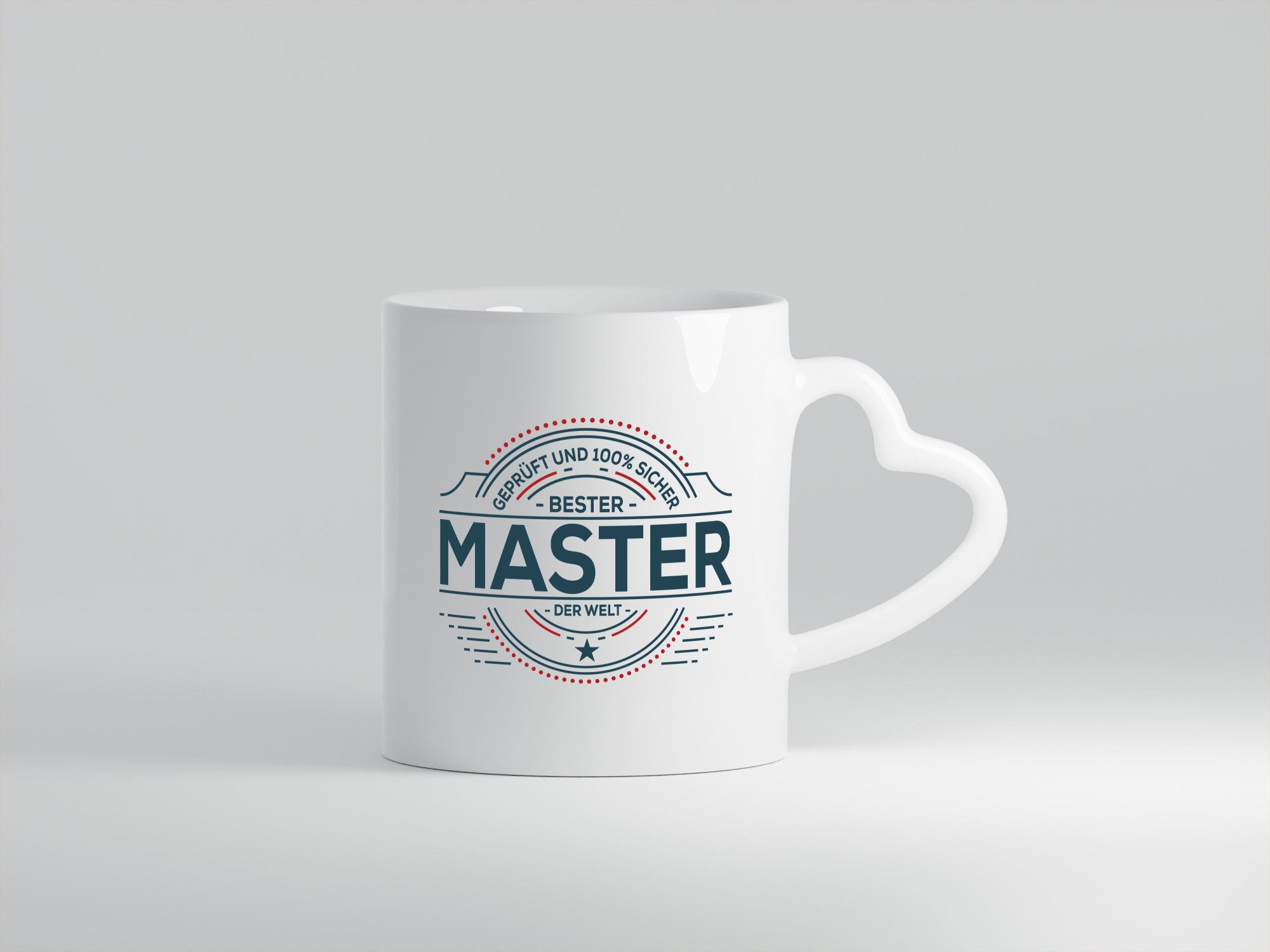Geprüft und sicher: Master | Universität Student lustig Humor Geschenkidee